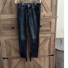 Cat  Jack Kids Skinny Jeans Dark Wash Ultimate Stretch Denim Size 6 Boys Girls