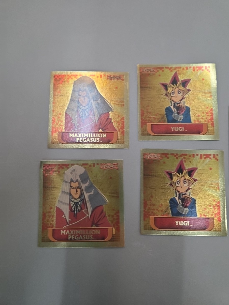1996 Topps Yu-Gi-Oh! Sticker Collection Gold Foil Yugi #5, 7, 10