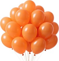 Luftballons 10 Zoll Orange 100 StüCk Latex Geburtstag Partydeko Hochzeit Deko