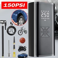 Elektrisch Luftpumpe Fahrradpumpe Akku Kompressor 150PSI Reifendruckkompressoren