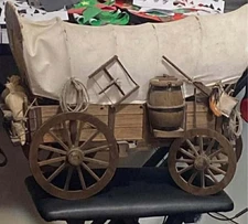 Vintage xtra large  handcrafted Conestoga covered wagon