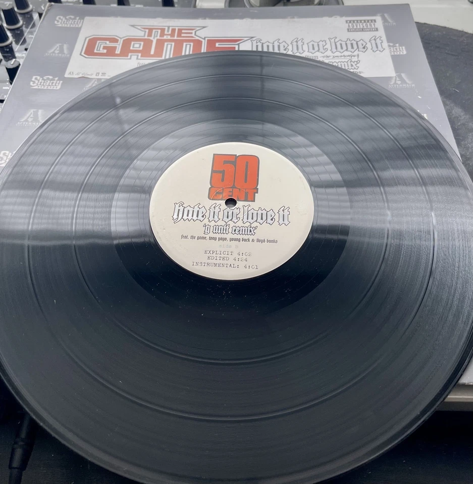 Game & 50 Cent – Hate It Or Love It OG 2005 Press PROMO 12” in OG Cover VG+/VG - Image 2 of 2
