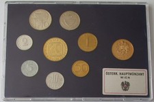 Juego de monedas de prueba Austria 1985