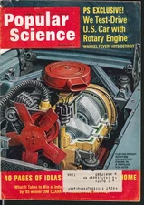 POPULAR SCIENCE Wankel Rotary Engine Curtiss-Wright test drive Jim Clark 4 1966