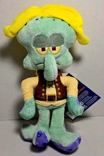 SpongeBob SquarePants Movie Bikini Bottom Glow Pals 8" Plush SQUIDWARD NWT