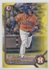 2022 Bowman Prospects Yellow Border 8/75 Pedro Leon #BP-115 0q60