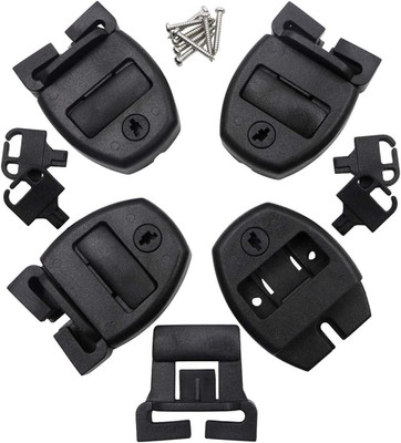 Hot Tub Spa Cover Lock Repair Kit with Key and Strap Buckle Latch