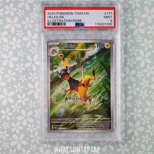 Pokemon Card Heliolisk 177/167 Secret Rare Scarlet Violet Twilight Masquerade