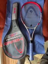 HEAD Ti 3003 TENNIS RACKET RACQUET 4 1/4 GRIP TITANIUM SILVER RED