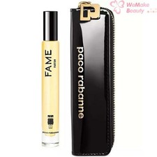 Fame by Paco Rabanne for Women 0.34oz Parfum Spray  Travel Pouch New