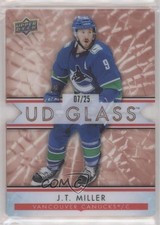 2021-22 Upper Deck Ovation UD Glass Stars Red 7/25 JT Miller #GS-27 16pu