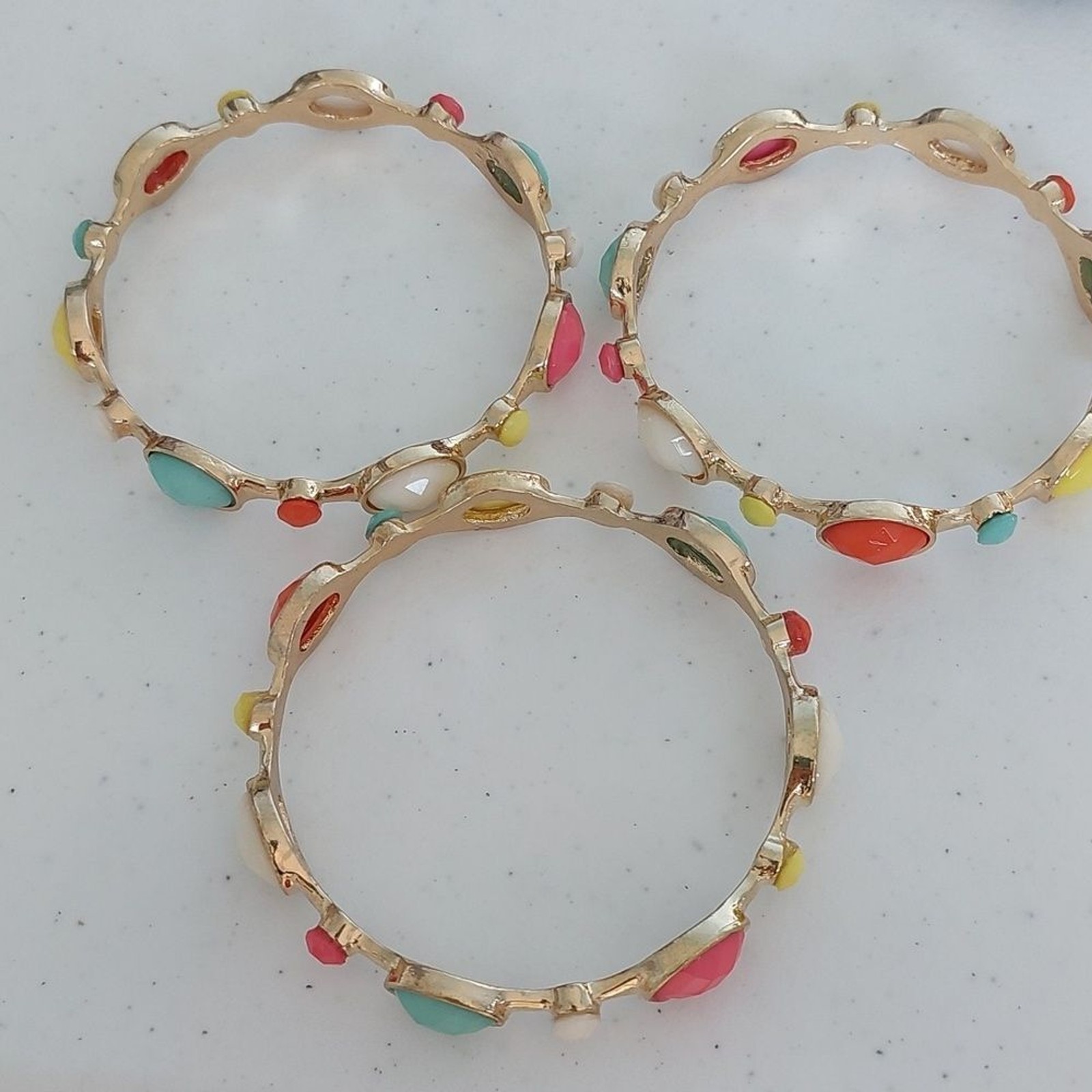 Set of 3 Stackable Bangle Bracelets - image 4