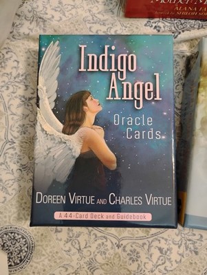 Indigo Angel 44 Card Deck & Guidebook Oracle Cards Doreen & Charles Virtue