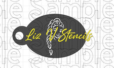 Kpop Hunter Girl 1 Cheekart - Face Painting STENCIL