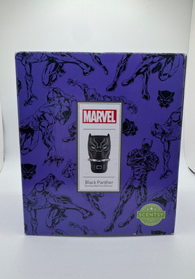 NEW SCENTSY RETIRED MARVEL ''BLACK PANTHER'' WALL FAN DIFFUSER FOR USE WITH PODS