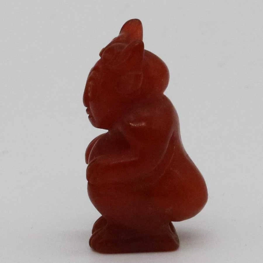 Cultura Oriental China Tallado Jade Sentado Forma Inmortal Ornamento Dios Sol C484 Foto 2 de 4