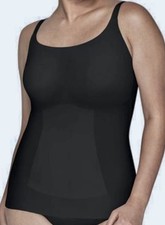 MAIDENFORM Power Players Convertible BLACK Camisole Shaping Top Womens Sz M 2XL