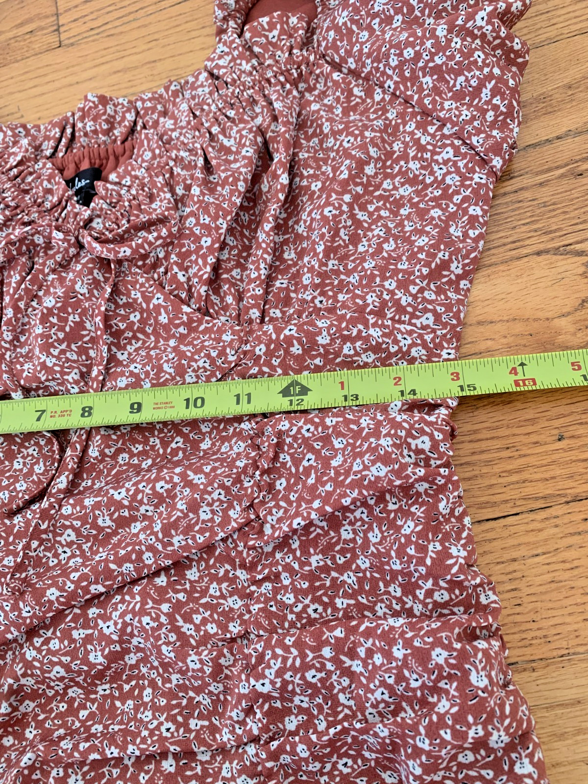 Lulus Medium Pink Floral Ruched Off-the-Shoulder Mini Dress NWT