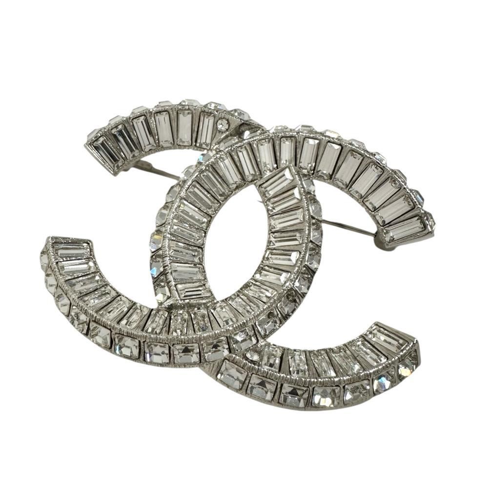 CHANEL Brooch Metal/Crystal Bijou 24.4g B24V  66360