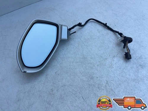 2012-2018 AUDI A7 S7 LEFT DRIVER SIDE VIEW DOOR MIRROR SILVER X7W OEM 12-18