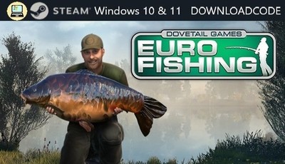 NEU PC Computer Spiel Euro Fishing für Windows 10 11 STEAM Downloadcode Game Key