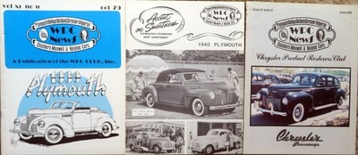 WPC NEWS - WPC Club Magazine - Three (3) Issues from 1979, 1992 and 1997
