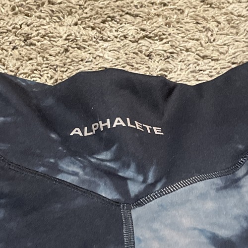 Alphalete Leggings Camo Multicolor Black Grey Medium - Picture 2 of 3