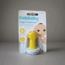 Frida Baby Double Sided Finger Toothbrush Manual Yellow 3 Months