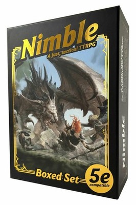 New, Sealed Nimble 5E RPG Box Set Boxed Set with Free Shipping!