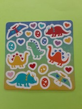 AGC  dinosaur love small sticker sheet