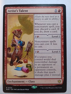 MTG Artist's Talent Bloomburrow Magic The Gathering NM