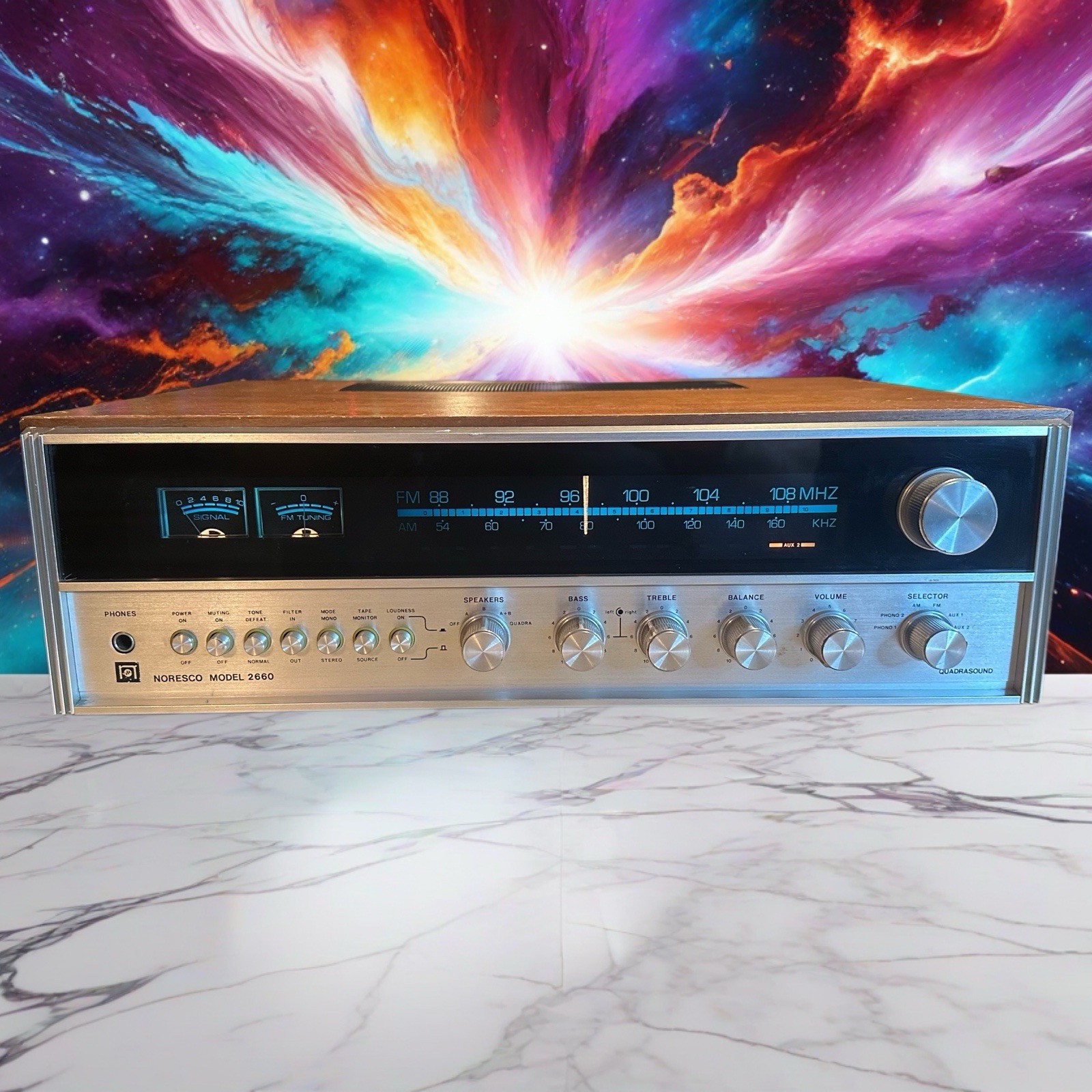 Vintage (ROTEL) NORESCO Quadraphonic 2260 Receiver FRESH FULL SERVICE X RARE🔥