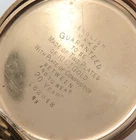 RARE Only 49,000 Made / 1897 Elgin 16S 7J 10K Double G.P. Mens Pocket Watch.