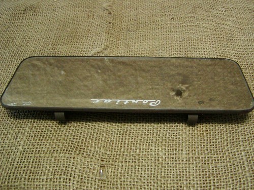 Vintage Pontiac Auto Visior Mirror Antique Sign GM General Motors Car Truck