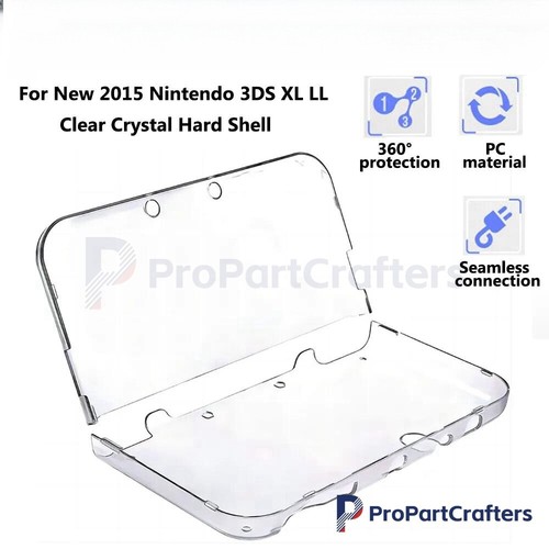 Carring Case for New 2015 Nintendo 3DS XL LL Clear Crystal Protective Cover Case - Picture 4 of 7