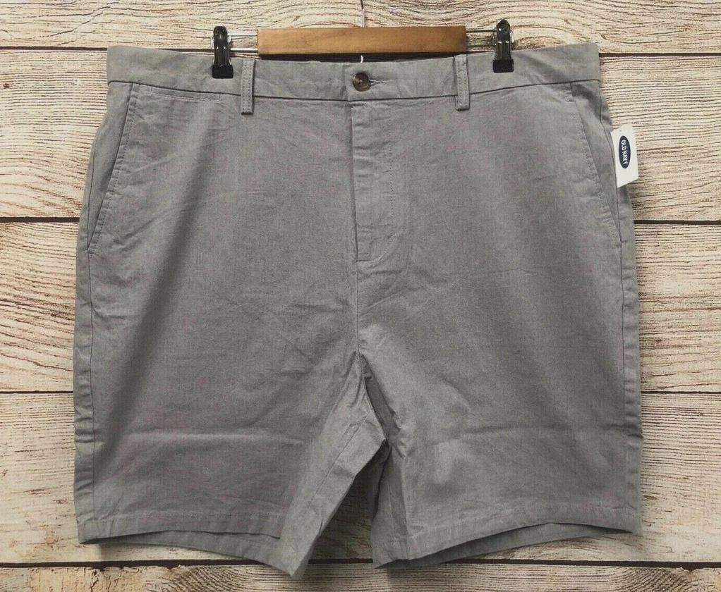 Old Navy Shorts Mens Size 42T Ultimate Slim Built in Flex Bluish Grey Shorts New