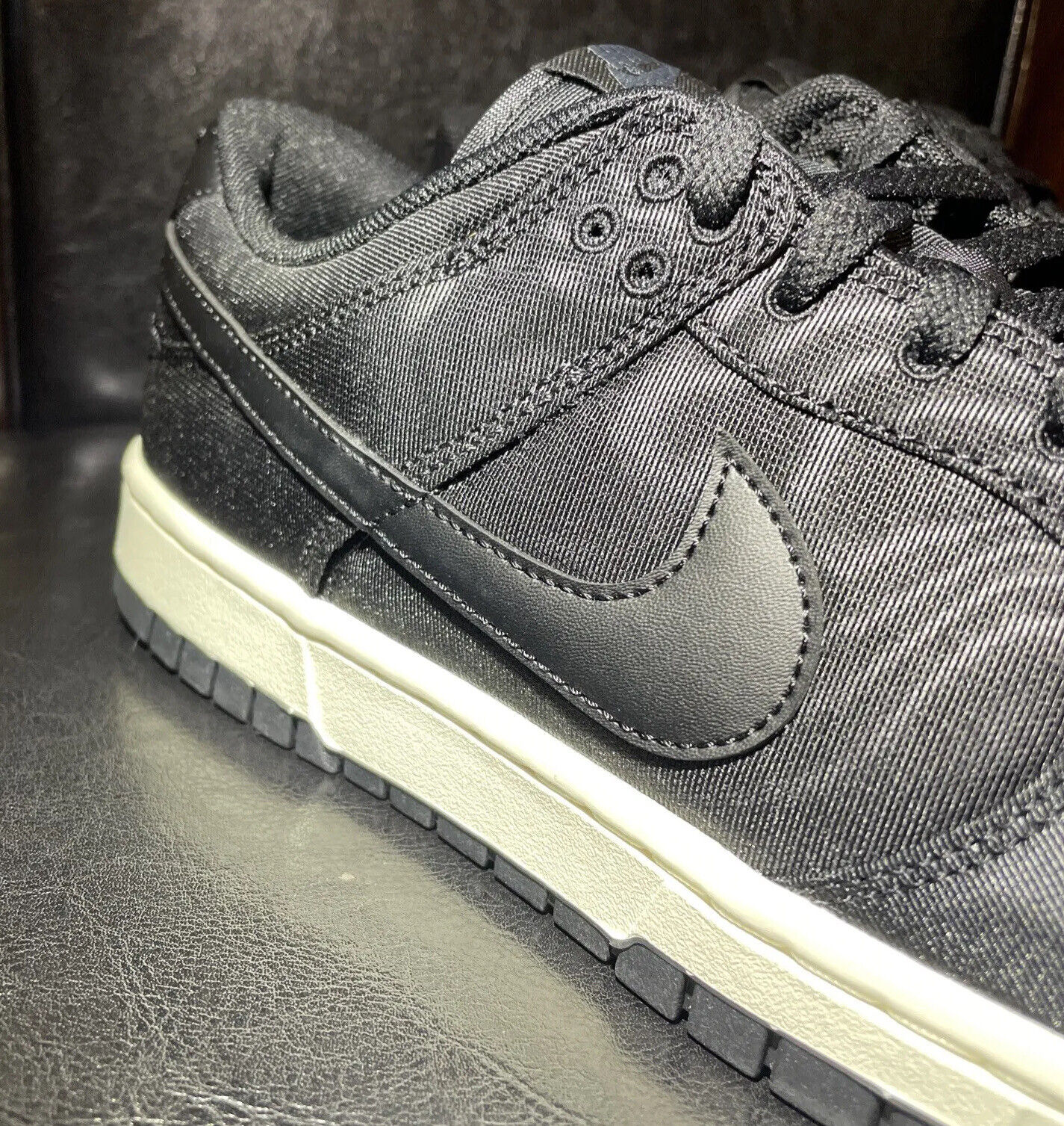 Nike Dunk Low Retro PRM Black Canvas DV7211-001 Men's size 11 | eBay