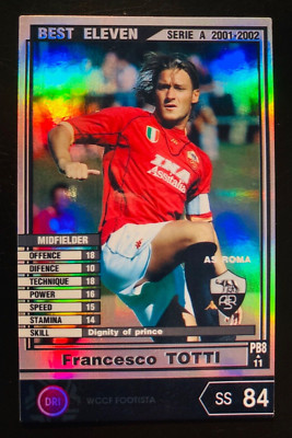 2019 Panini Footista 01-02 WCCF Best Eleven PE08 Francesco Totti