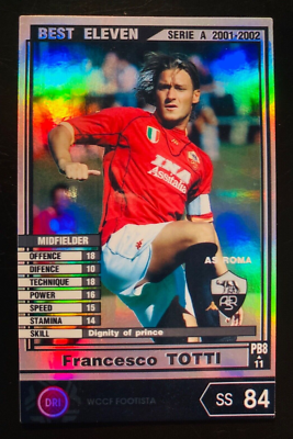 2019 Panini Footista 01-02 WCCF Best Eleven PE08 Francesco Totti
