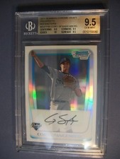 CORY SPANGENBERG 2011 Bowman Chrome Draft Refractor #80 BGS GEM MINT 9.5 Padres