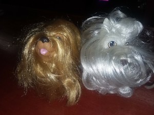 Vintage 1980s Hasbro Sweetie Pups White Maltese Yorkie Puppy Dog