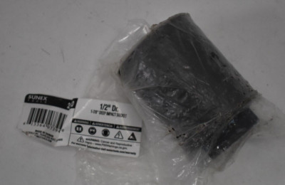 Sunex Tools Deep Impact Socket Standard 6 Point SAE 1/2'' x 1-7/8'' 260D