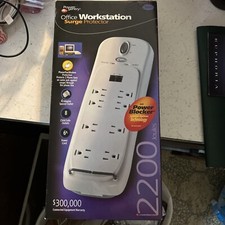 Power Sentry Office Home 8 Outlet Surge Protector 15 Amp 24HR Digital Timer