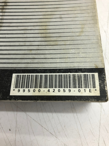 P/N 99500-42059-01E Suzuki Manual de Servicio LT-4WD 1990 Genuino FABRICANTE DE EQUIPOS ORIGINALES USADO - Imagen 4 de 4