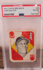 1951 Topps Luke Easter Red Back #26 PSA 6 Fresh Clean Slab