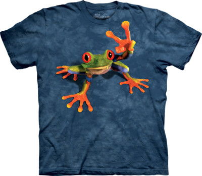 Frosch Kinder T-Shirt Victory Frog
