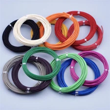 100 ft" Guitar Wire Cloth-covered Vintage-style Push Back Pre-tinned Gavit Style