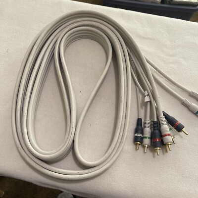 Python Stereo Audio & Component Video Cable RCA HDTV High Resolution 6.5 ft (2M)