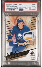 2022-23 SP Game Used Owen Power New Grooves Rc Premium Patch 5/5 Psa 9 MT Pop 1