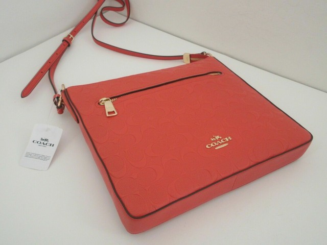 coach signature gazette crossbody